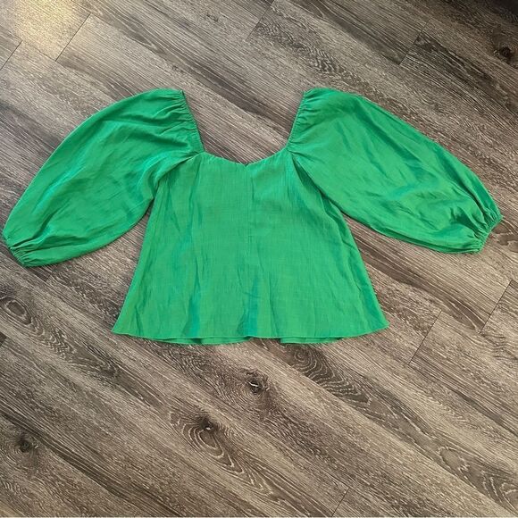 Tuckernuck Pomander Place Pippa Puff Sleeve Blouse - Picture 7 of 7